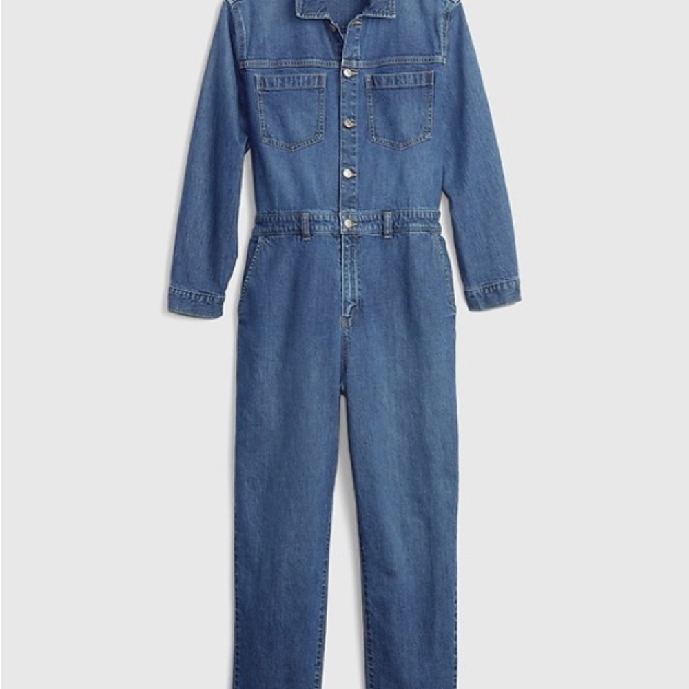 Gap Women's Premium Denim Jean Jumpsuit - Size 8 Like New. Tried on. Never worn.